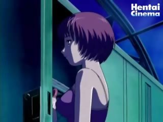 Molhada hentai gaja fica fodido em o locker-room