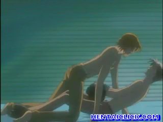 Anime gay having hardcore anal sex clip on couch