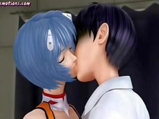 Beautiful animated babe gets her pussy licked