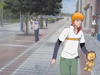 Bleach xxx clip Senna takes care of Ichigos boner