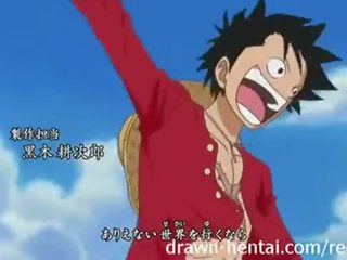 One Piece Hentai show x rated video film with Nico Robin