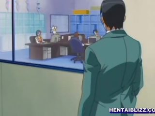 Lingeries kantor animasi pacar perempuan seks dengan memasukkan jari wetpussy