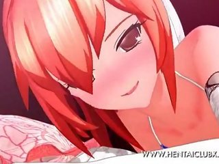 Anime girls Futanari stunner Hikari Summer Masturbation 3D nude