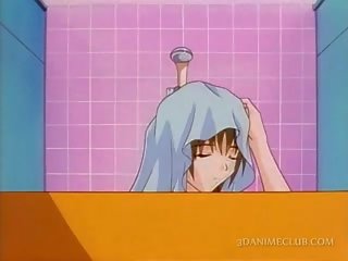 Sensual Hentai Siren Fantasizing About sex movie In Shower